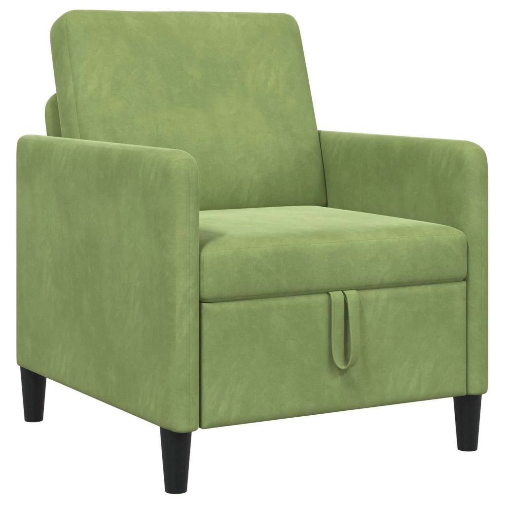 Divano con Storage Verde chiaro 72 x 78 x 87 cm Poliestere 42036880