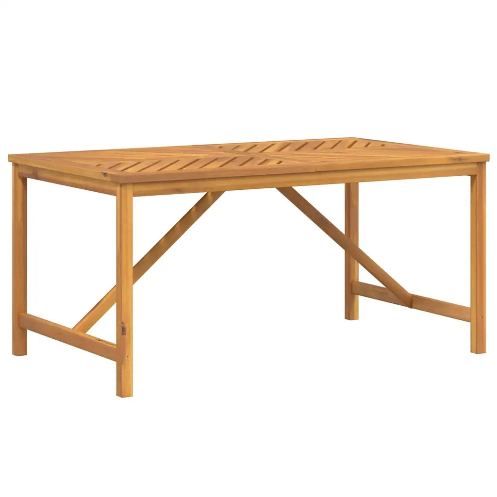Tavolo da Pranzo da Giardino 150x90x74 cm Legno Massello Acacia 362241