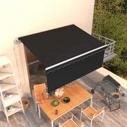 Tenda Retrattile Automatica con Parasole 3,5x2,5 m Antracite 3069289