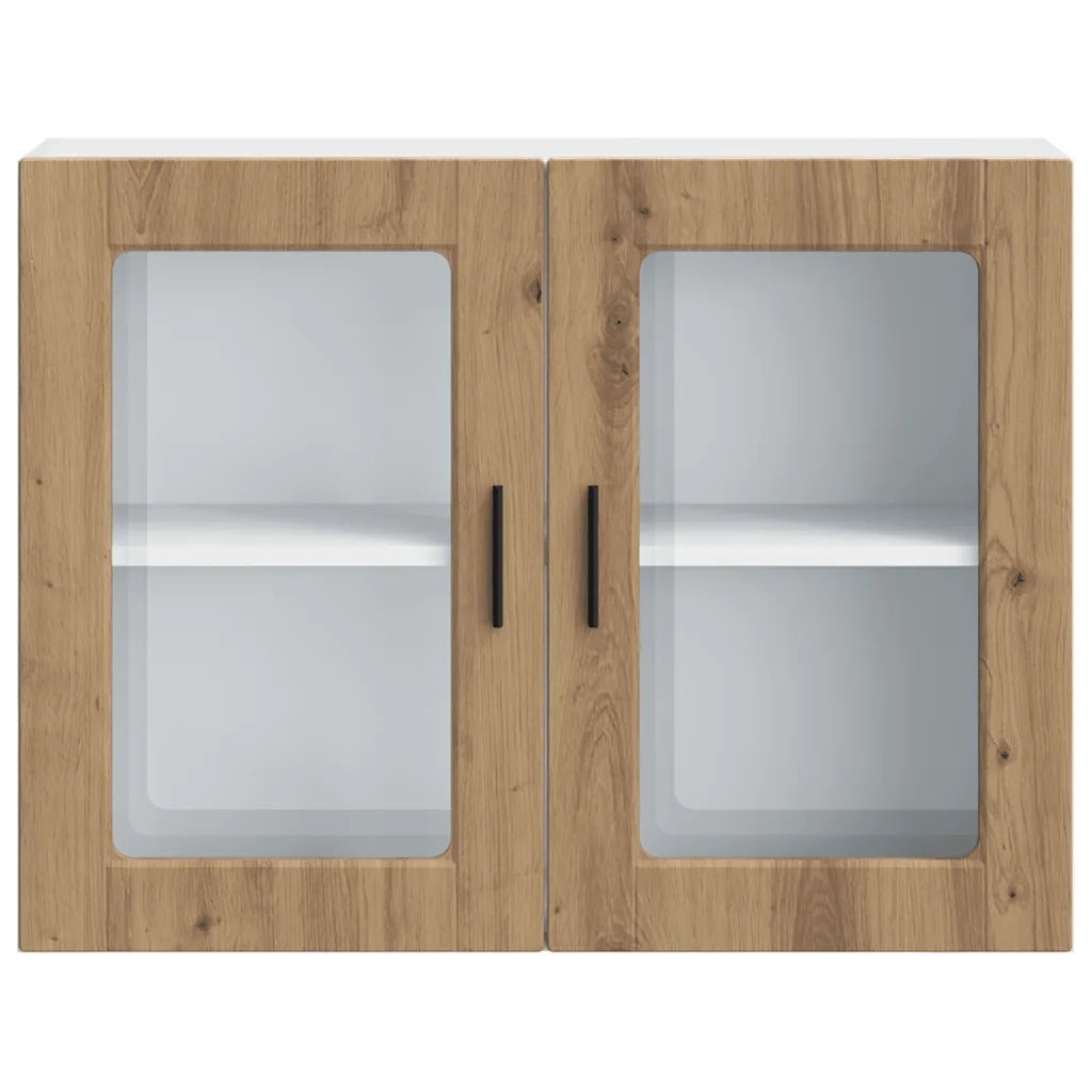 Pensile da Cucina con Porta in Vetro Porto Rovere Artigianale 854096