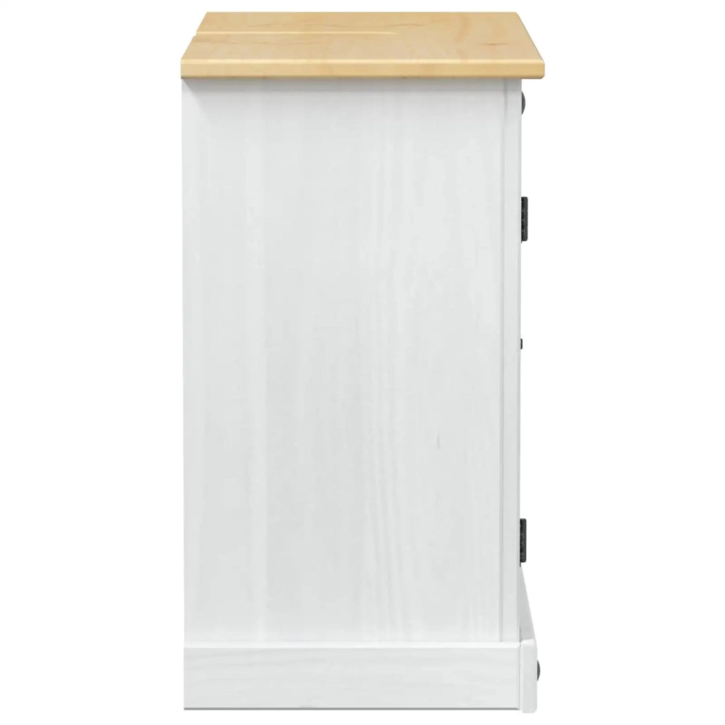 Armadio sottolavello Bianco 73 x 33 x 60 cm Pino massello 42024957