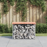 Panca da Giardino Design Gabbione 63x44x42 cm Massello Douglascod mxl 128170