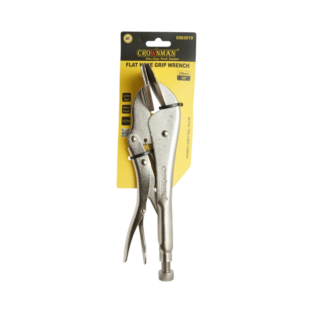 Pinza autobloccante professionale Crownman con ganasce larghe da 250 mm