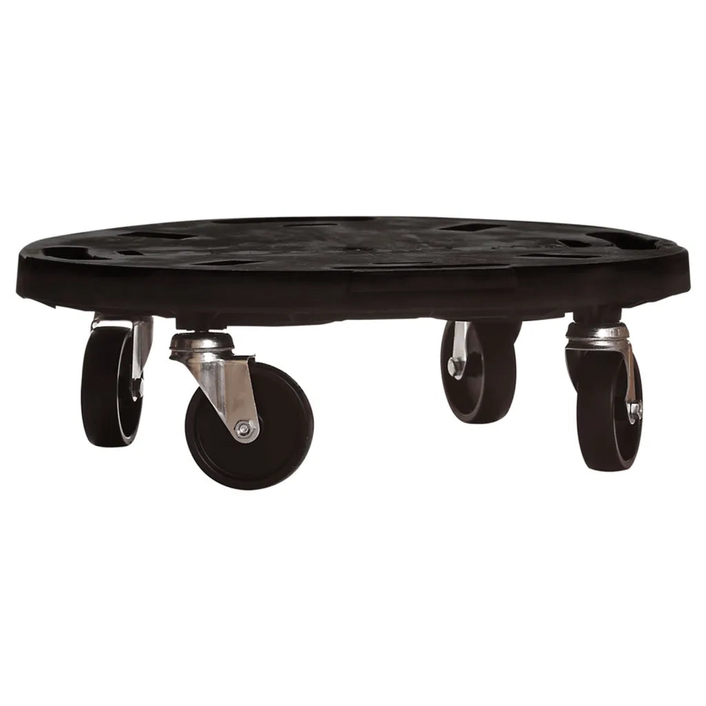 Carrello per Piante con Ruote Diametro 40 cm Nero 275 kg 151830