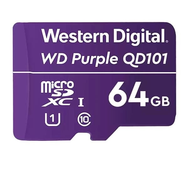 Microsd wd purple 64gclas 10 - WDD064G1P0C