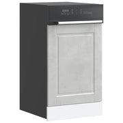 Pannello Lavastoviglie Porto Grigio Cemento 45x1,5x57 cm 854131