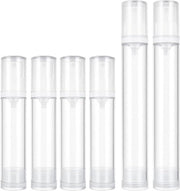 Set di pompe per skincare senza aria - 6 pezzi - 10 ml e 15 ml - Adatto per cosmetici e lozioni - Ideale per viaggi.