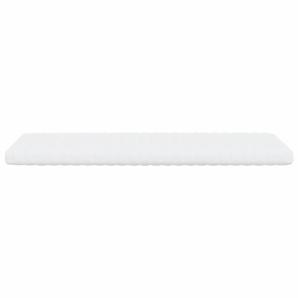 Materasso in Schiuma Bianco 90x190 cm 7 Zone Durezza 20 ILD 356350