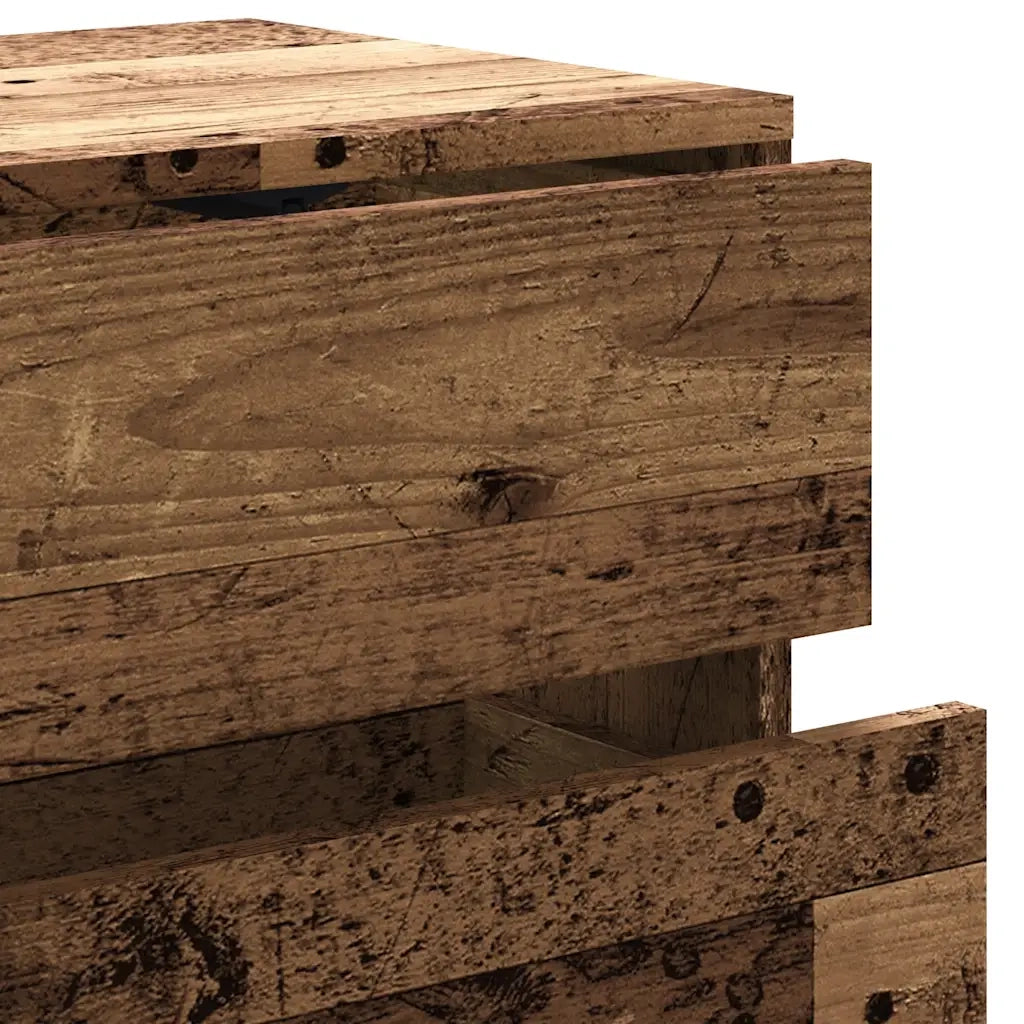 Mobile Porta TV Legno Antico 80x34x35,5 cm Legno Multistrato 856010