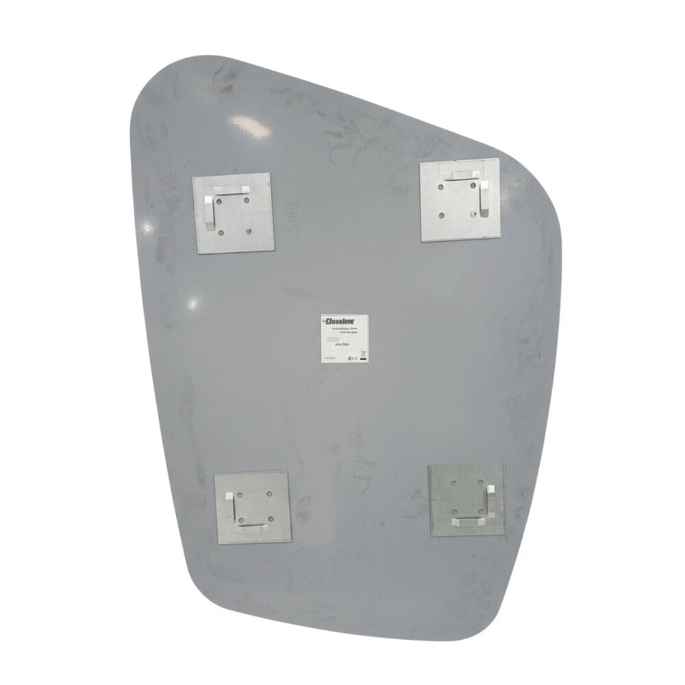 Specchio bagno 55x80 cm forma irregolare con installazione reversibile