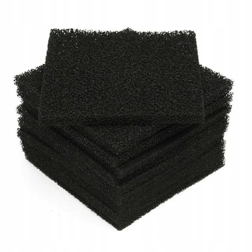 Filtro di Ricambio CarbonFilter 130x130x10 – Compatibile con 493-1, FA-400, ZD-153, JH50 | Schiuma con Carbone Attivo