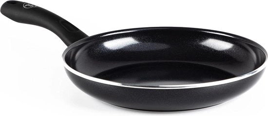 Lavaggio a Vapore e Antiaffissivo Keramico 24cm Padella Induzione PFAS Libera - Nero