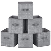 Valora ORGANIZER X6 Set di contenitori in tessuto grigio salvaspazio x6
