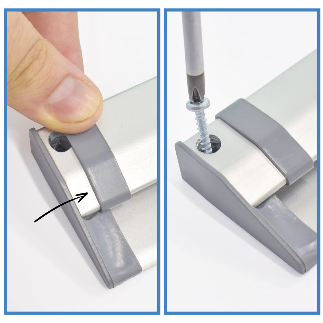 Barra Portacomande per Ordinazioni Ristoranti Pizzerie 150 cm in Alluminio Silver