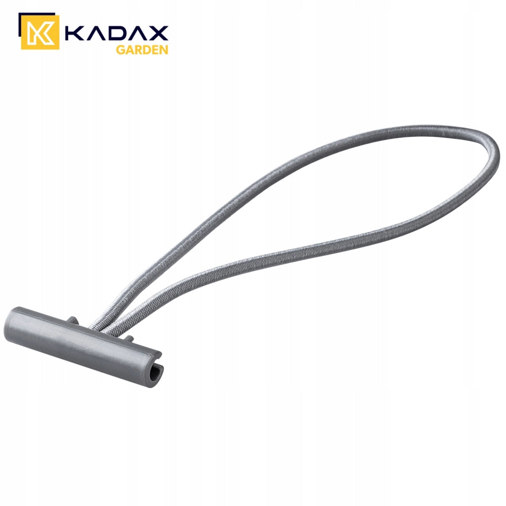 Set di 10 elastici KADAX per il fissaggio di teloni. Elastici per teloni con cricchetto, 20 cm, resistenti.