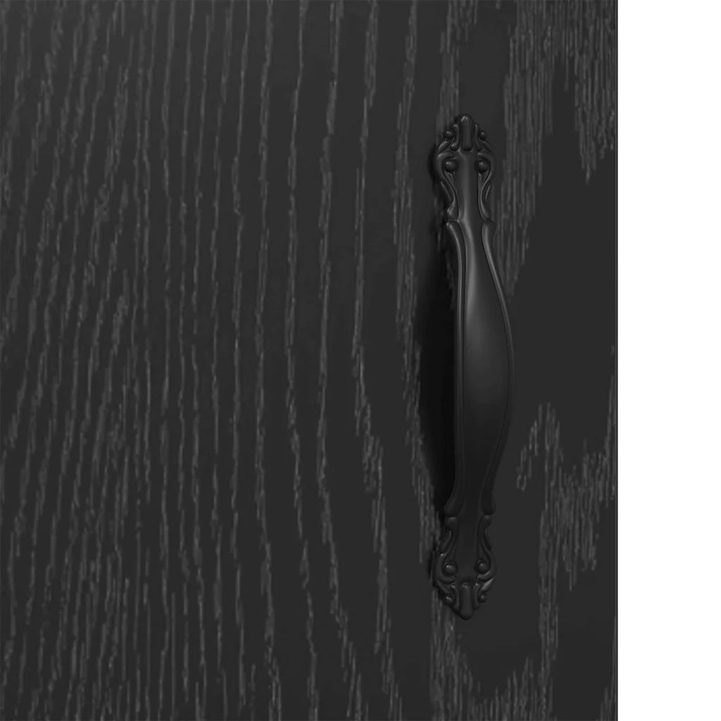 Mobile a muro 2 pcs Rovere Nero 69,5 x 34 x 90 cm 3415592
