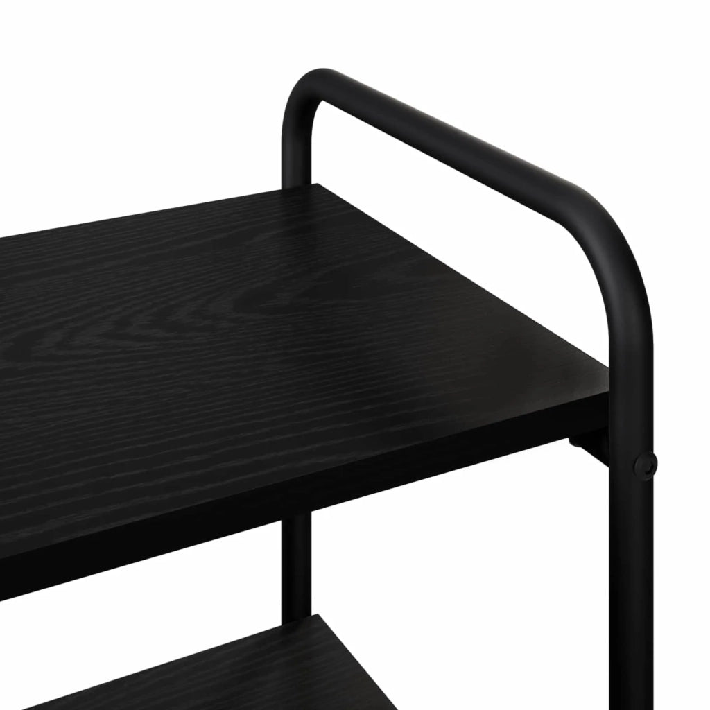 Tavolo consolle Rovere Nero 80 x 35 x 75 cm 8007557