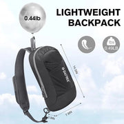 Borsa Sport e Viaggio Leggera con Fodera e Tasche per Pettorale