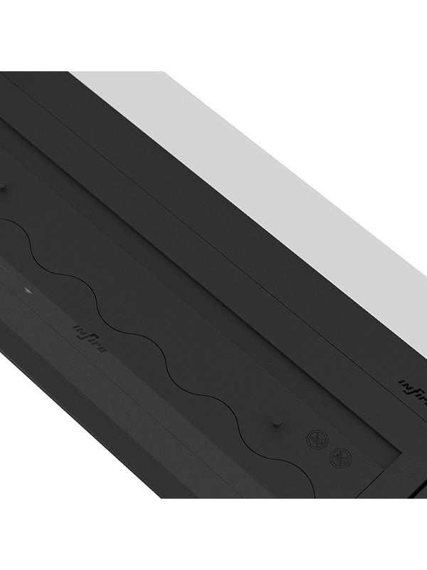 INSERT SLIM - Biocamino a bioetanolo da incasso nero con vetri - 2000