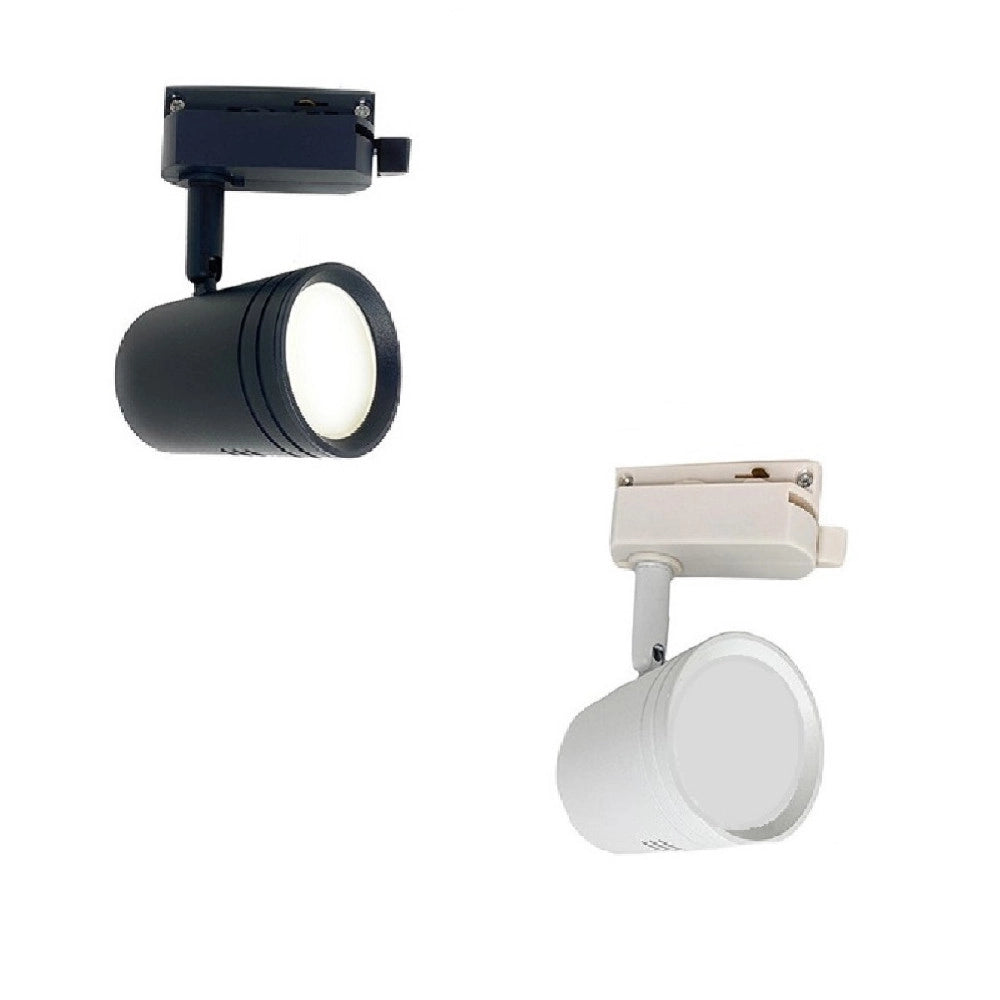 Trade Shop - Porta Faretto Gu10 Per Binario Faro Proiettore Per Soffitto Orientabile P26-gu10 -