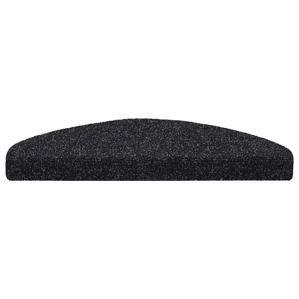 Tappetini per scale autoadesivi 30 pz | Gradini per Scale 65x21x4 cm neri semicircolari grandi
