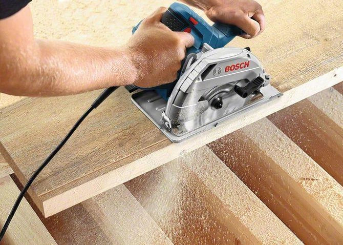 Bosch GKS 165 16,5 cm Nero, Blu, Rosso, Argento 4900 Giri/min 1100 W