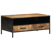Tavolino da Salotto con Cassetto-Tavolino da soggiorno-Tavolo Marrone 90 x 50 x 40 cm 830786