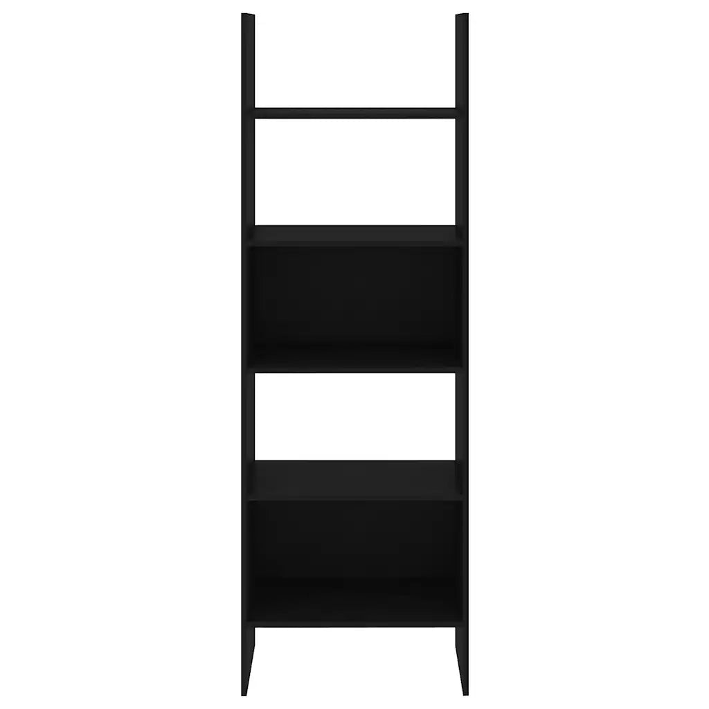 Libreria Nera 60x35x180 cm in Legno Multistrato 803408