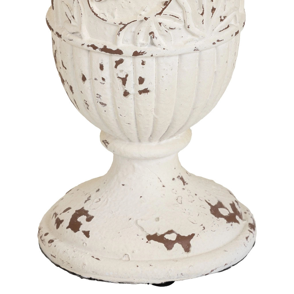 Vaso in magnesio bianco 18x18x27h