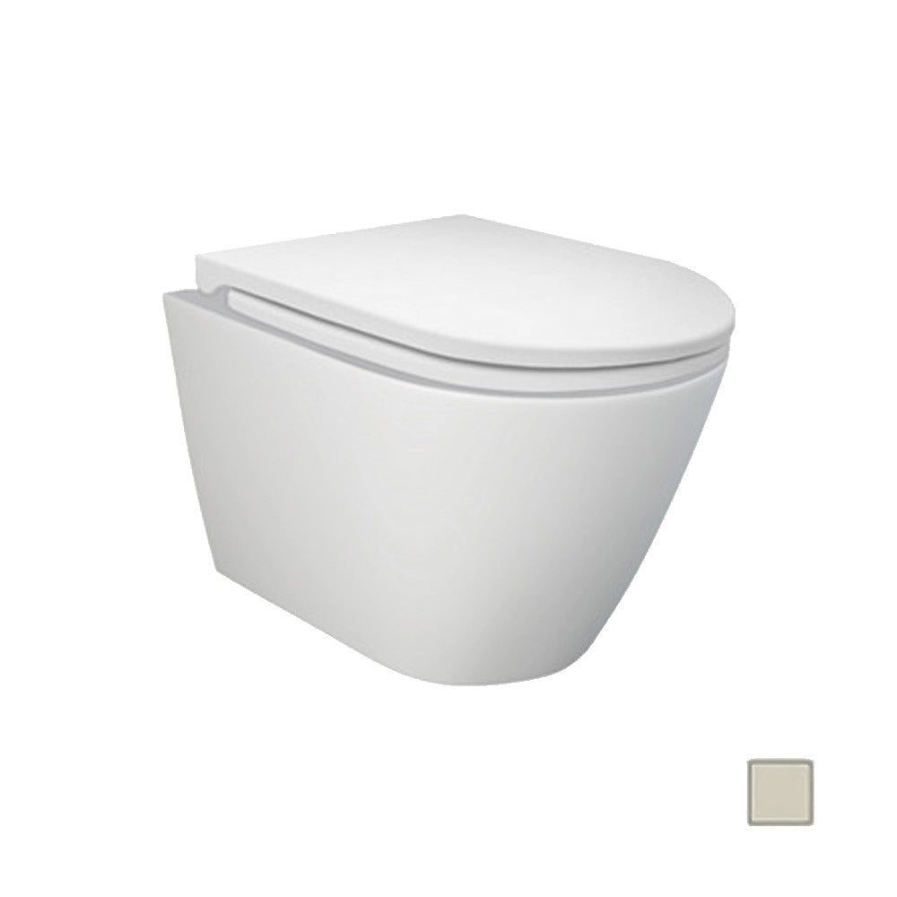 Vaso sospeso feeling rimless beige opaco