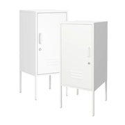 Set di 2 comodini con maniglie a destra e a sinistra bianchi 03_0009720