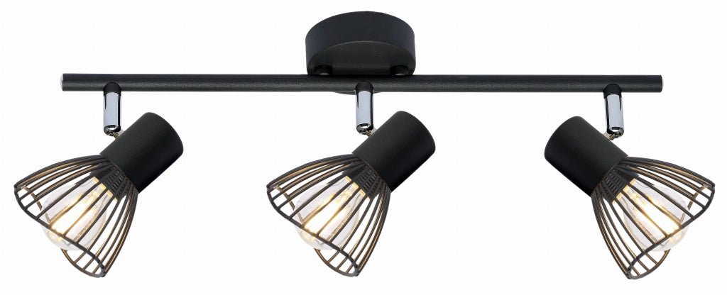 Plafoniera Candellux FLY 93-61911 nera 3xE14 56cm IP20