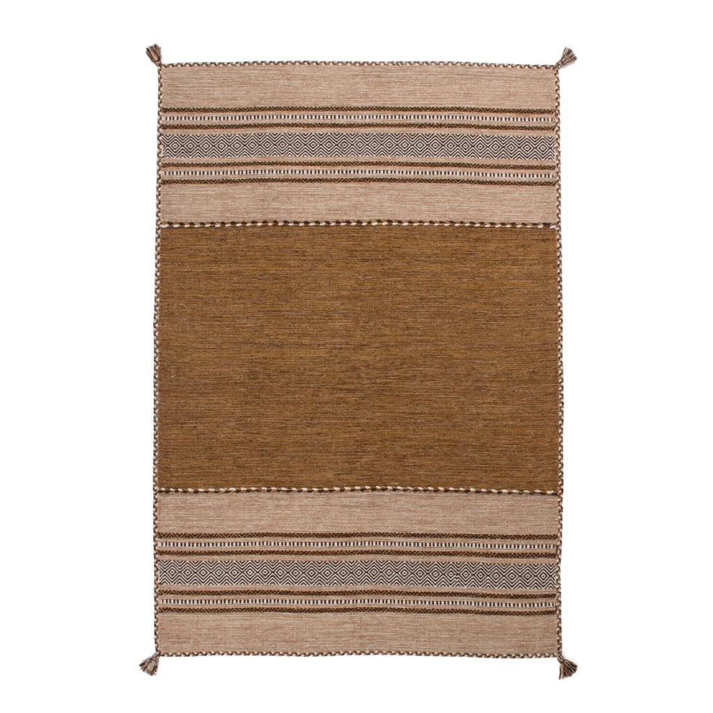 Tappeto in Cotone Alhambra Native 325 Marrone