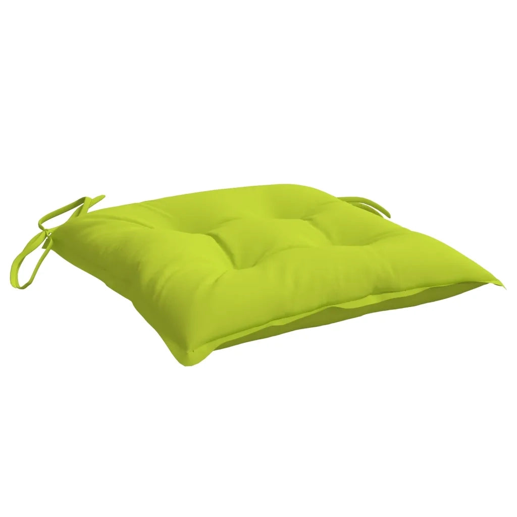 Cuscini per Pallet 4 pz | Cuscini per sedie Verde Chiaro 50x50x7 cm Tessuto Oxford