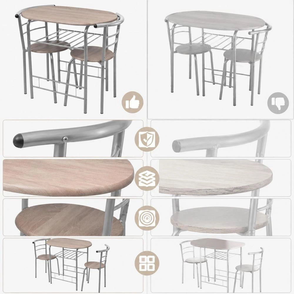 Breakfast Table Bar Set MDF