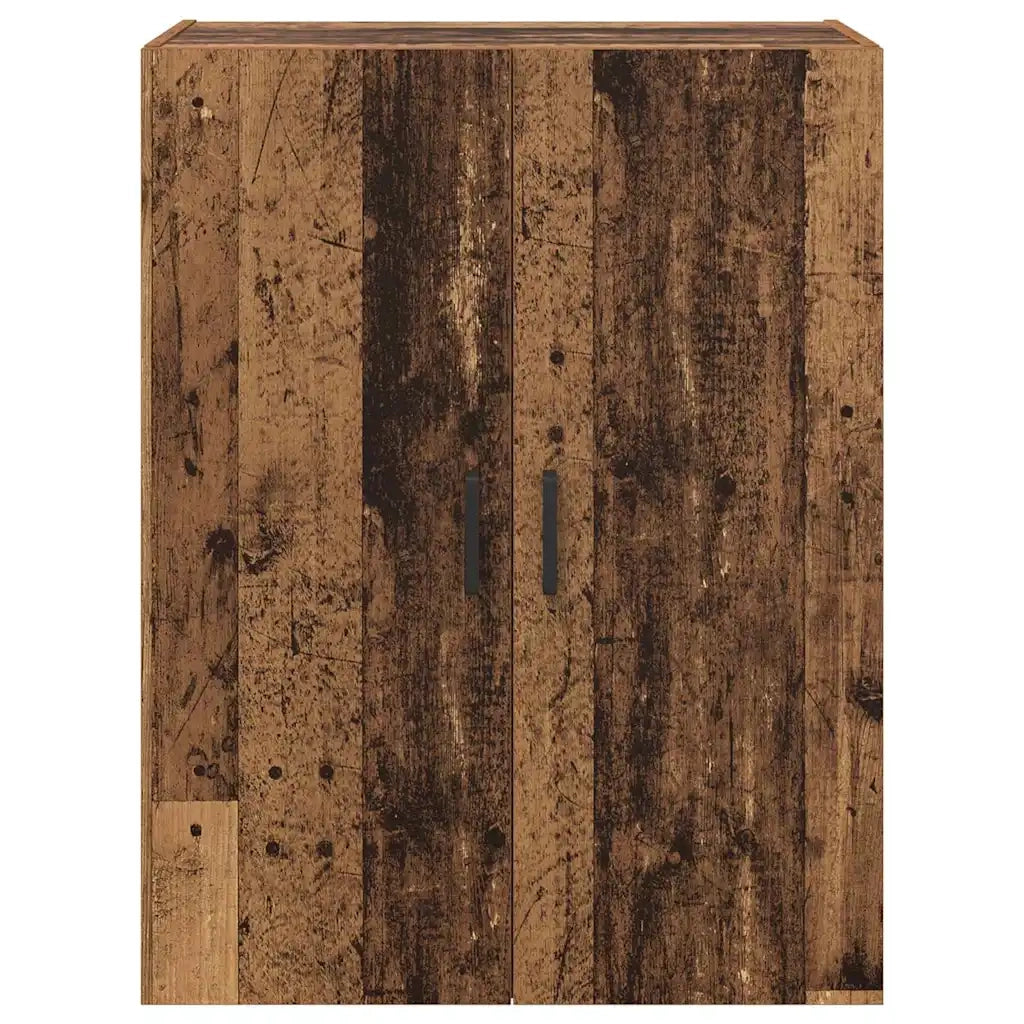 Mobiletto a muro 2 pcs Legno vecchio 69,5 x 34 x 90 cm