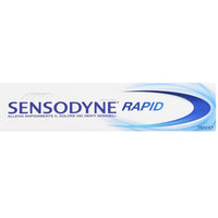 Dentifricio sensodyne rapid con fluoro confezione da 75 millilitri