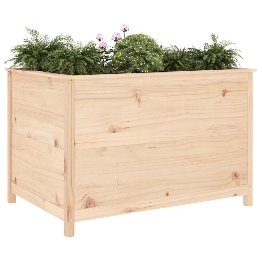 Fioriera Rialzata Giardino 119,5x82,5x78cm Legno Massello Pinocod mxl 122424