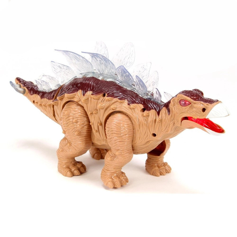 Trade Shop - Dinosauro Stegosauro Camminante Con Luci Suoni E Movimenti Giocattolo Bambini -