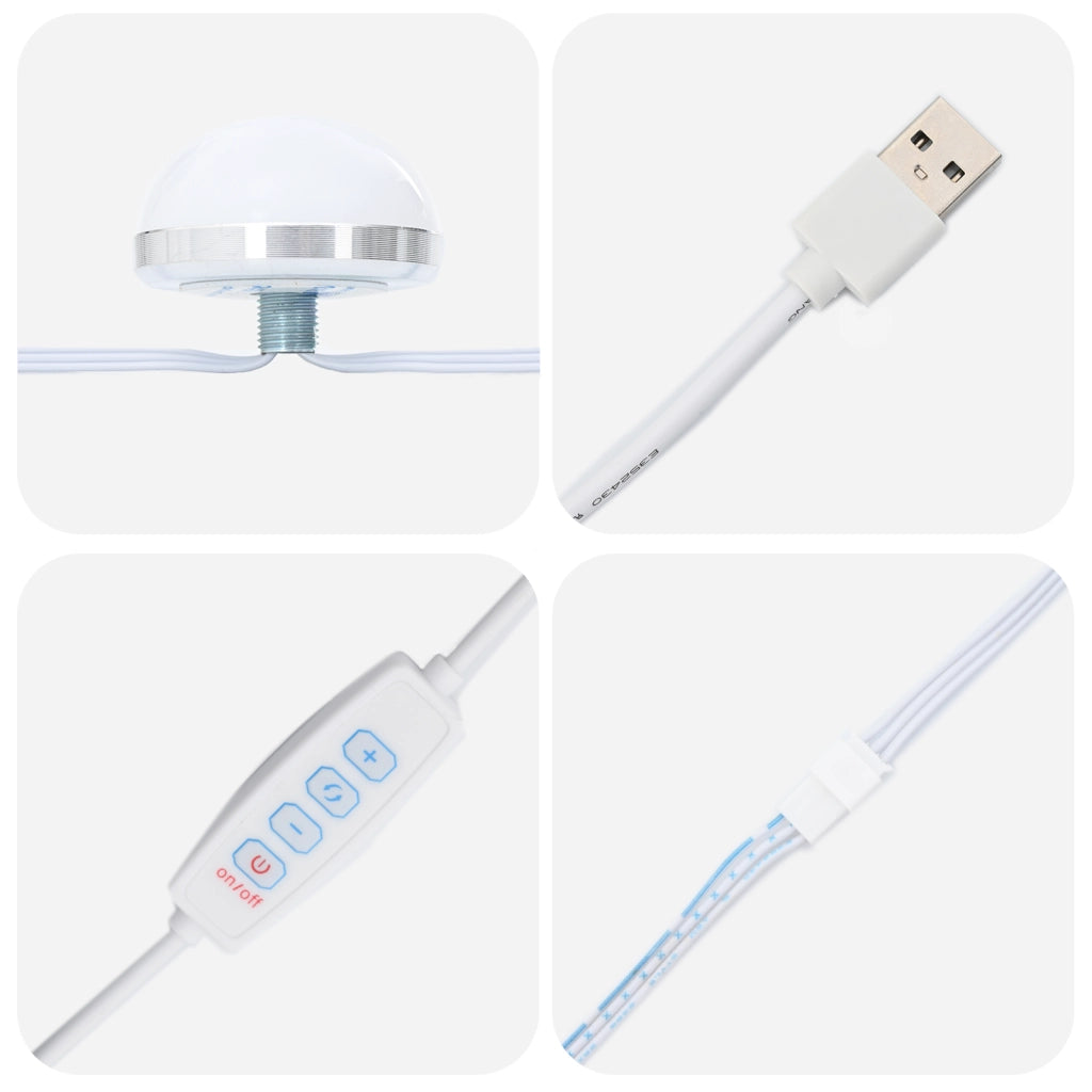 Set Toeletta 2 Pezzi con LED in Legno Ingegnerizzato Rovere Sonoma