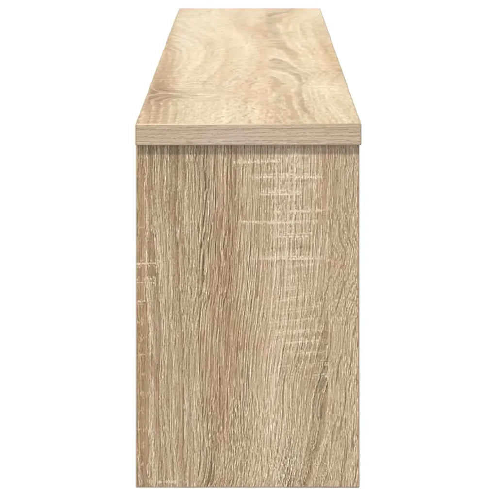 vidaXL Appendiabiti a muro rovere sonoma 100 x 16 x 26 cm