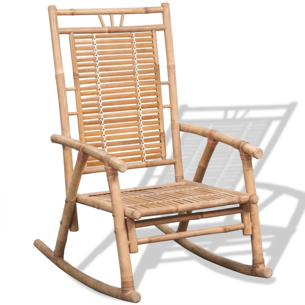 Sedia a dondolo in bamboo CFW5902565