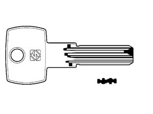 CHIAVI PUNZONATE PER CILINDRI CORBIN 6 SPINE CB87- - CB87 - 10 pezzi SILCA