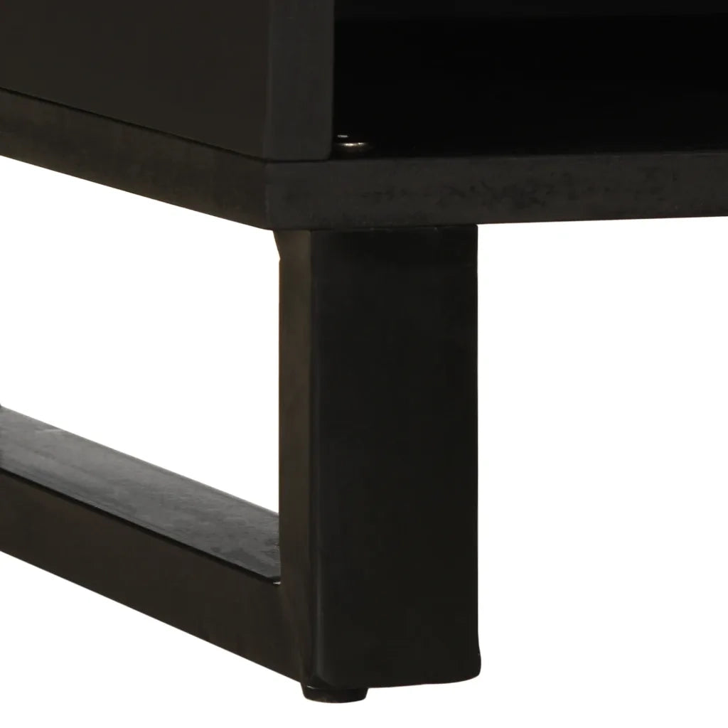 Mobile Porta TV 80x34x46 cm in Legno Massello di Acacia