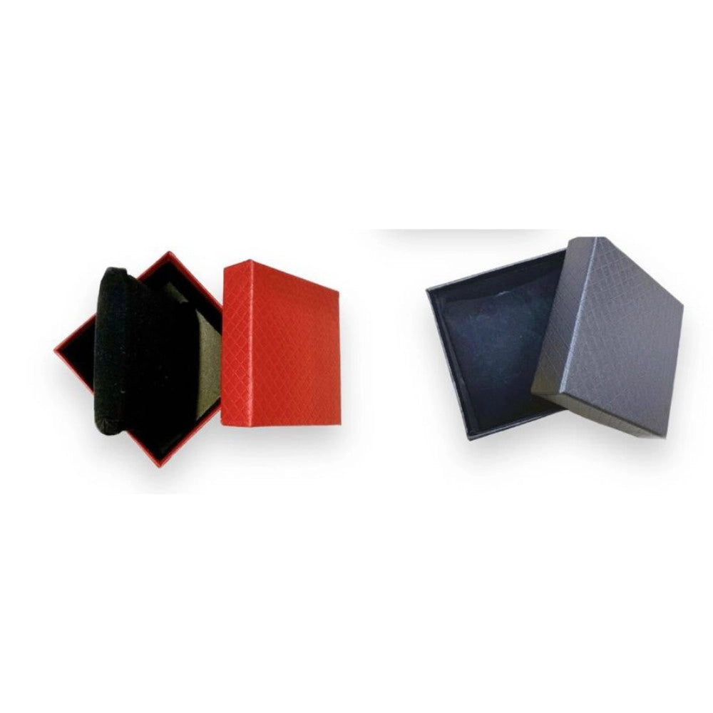Trade Shop - Scatola Regalo Rigida 9x9x5 Cm Elegante Per Gioielli E Piccoli Oggetti -