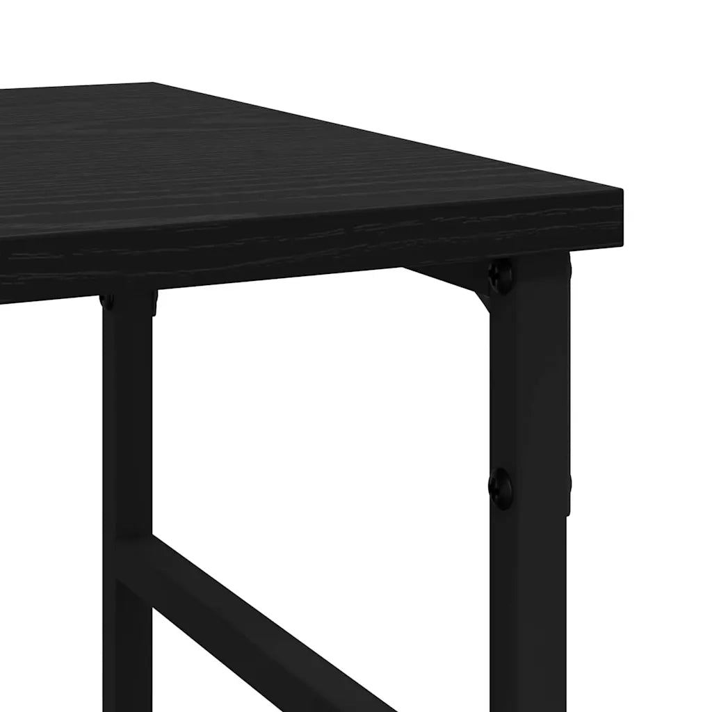 Credenza-Buffet-Armadio da cucina Rovere Nero 102 x 32 x 73,5 cm