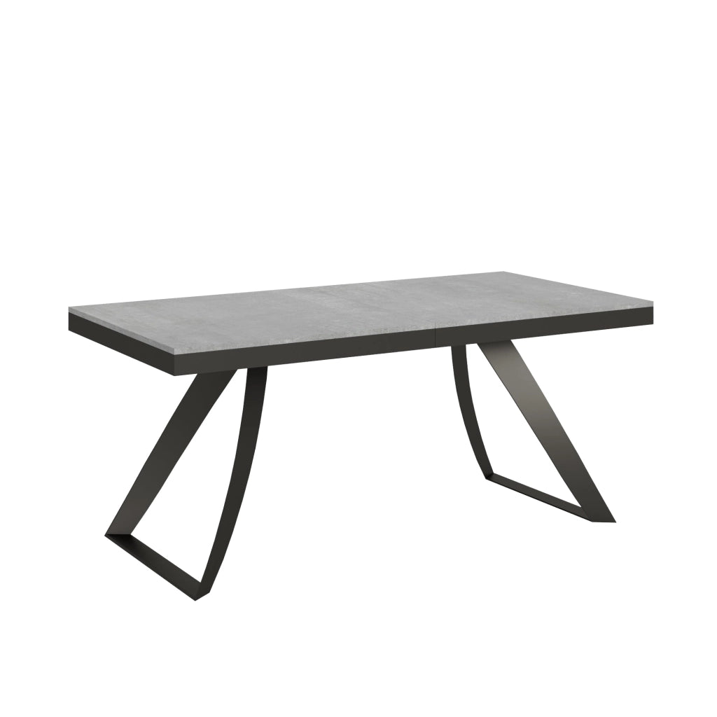 Tavolo Allungabile 180-284x90x77 cm Proxy Evolution Cemento