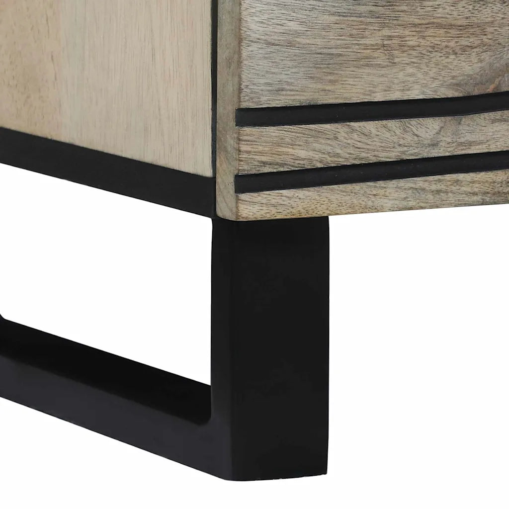 Set di Credenze 2 pz | Madia | Buffet da pranzo | Armadio da pranzo Bianco 120 x 33,5 x 75 cm