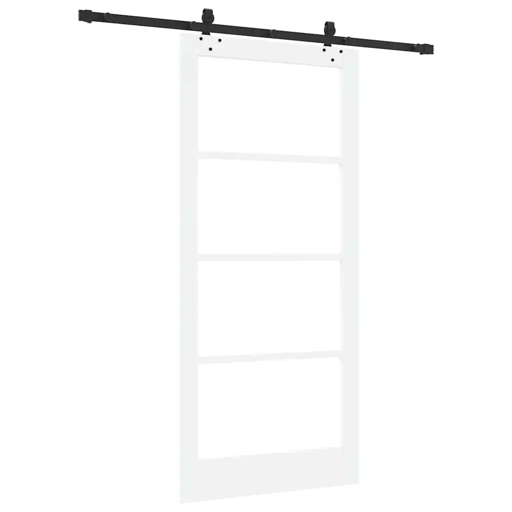 Porta scorrevole ORKDAL Bianco e Nero 93 x 202 cm 3332176
