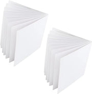 Libro di Bozza in Cartoncino 10 Fogli Pieno di Carta Quadrata per Disegno 8.27" x 8.27" - Adatto per Principianti e Artisti - Bianco